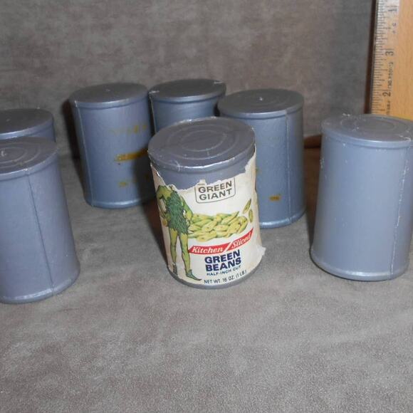 Plastic Play Food Lot: Bottles, Cans, Hot Dogs, Eggs, Cheese, Butter - Picture 8 of 9